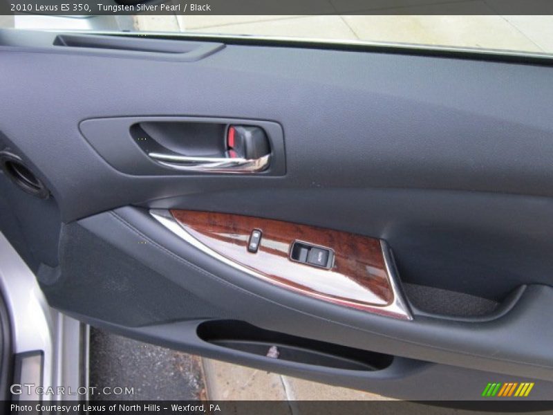 Tungsten Silver Pearl / Black 2010 Lexus ES 350