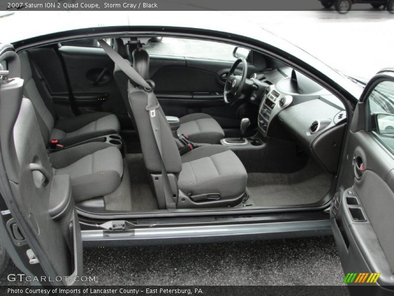  2007 ION 2 Quad Coupe Black Interior
