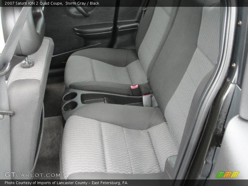  2007 ION 2 Quad Coupe Black Interior
