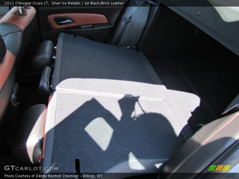 Silver Ice Metallic / Jet Black/Brick Leather 2011 Chevrolet Cruze LT