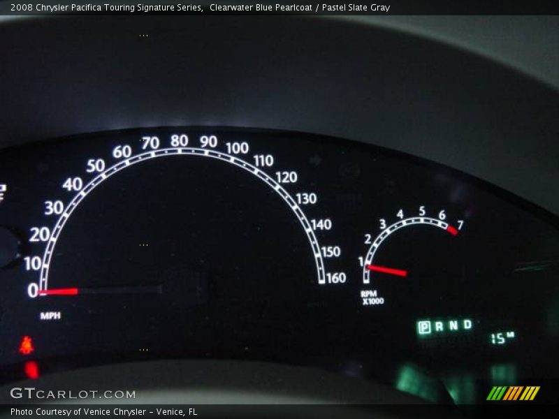 Clearwater Blue Pearlcoat / Pastel Slate Gray 2008 Chrysler Pacifica Touring Signature Series