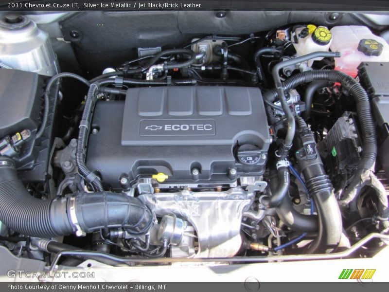 Silver Ice Metallic / Jet Black/Brick Leather 2011 Chevrolet Cruze LT