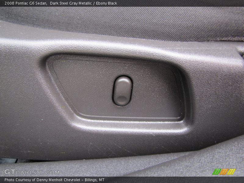 Dark Steel Gray Metallic / Ebony Black 2008 Pontiac G6 Sedan