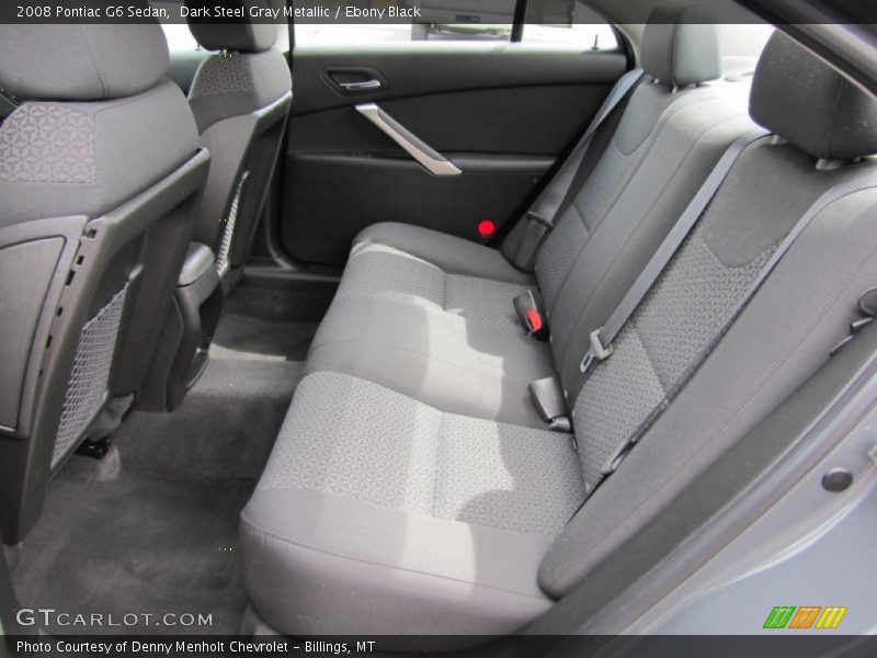 Dark Steel Gray Metallic / Ebony Black 2008 Pontiac G6 Sedan
