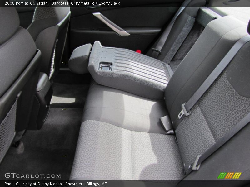 Dark Steel Gray Metallic / Ebony Black 2008 Pontiac G6 Sedan