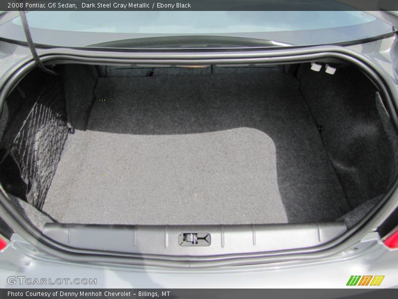 Dark Steel Gray Metallic / Ebony Black 2008 Pontiac G6 Sedan