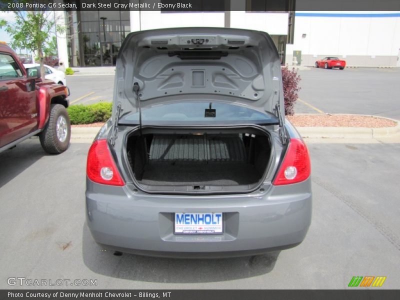 Dark Steel Gray Metallic / Ebony Black 2008 Pontiac G6 Sedan