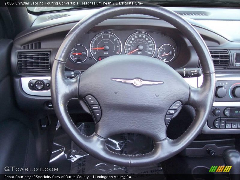 Magnesium Pearl / Dark Slate Gray 2005 Chrysler Sebring Touring Convertible