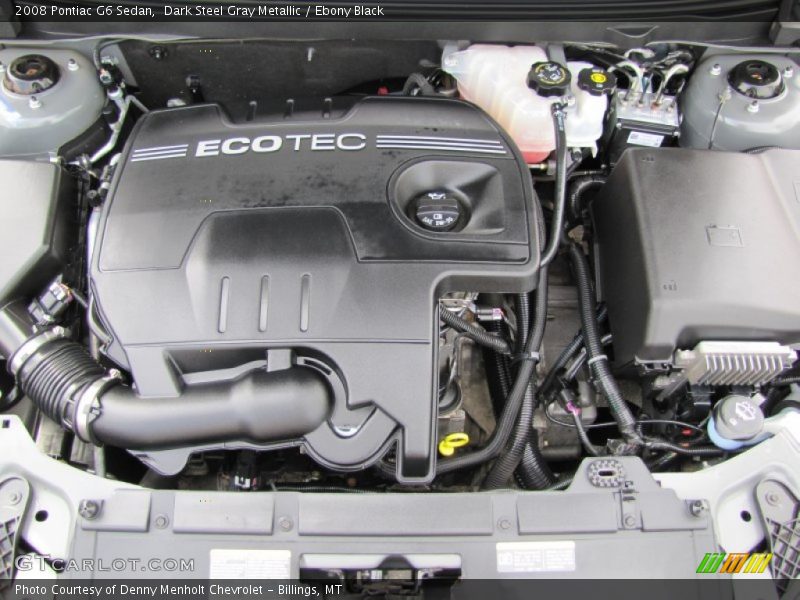 Dark Steel Gray Metallic / Ebony Black 2008 Pontiac G6 Sedan