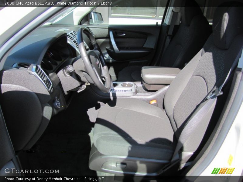 White Diamond Tricoat / Ebony 2008 GMC Acadia SLE AWD