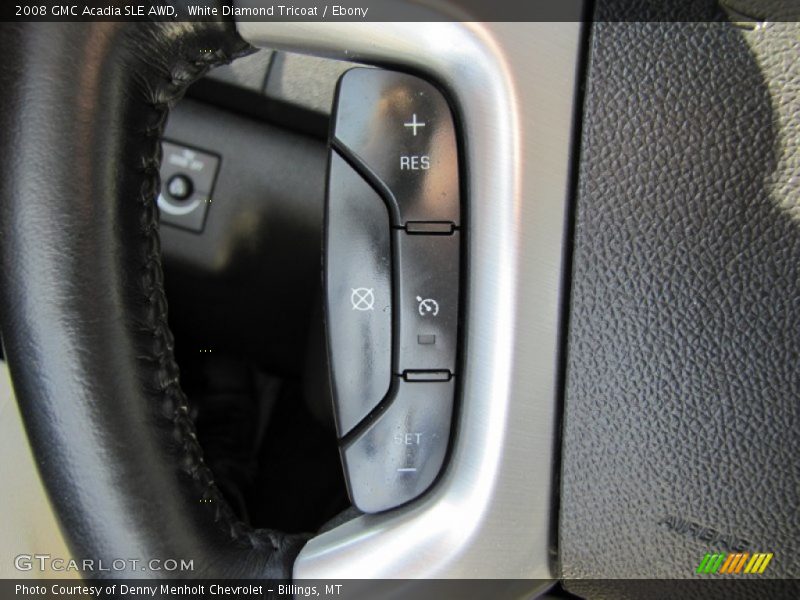 White Diamond Tricoat / Ebony 2008 GMC Acadia SLE AWD