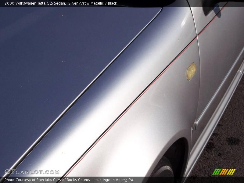 Silver Arrow Metallic / Black 2000 Volkswagen Jetta GLS Sedan