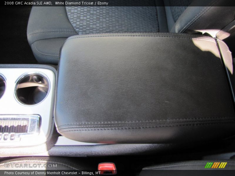 White Diamond Tricoat / Ebony 2008 GMC Acadia SLE AWD