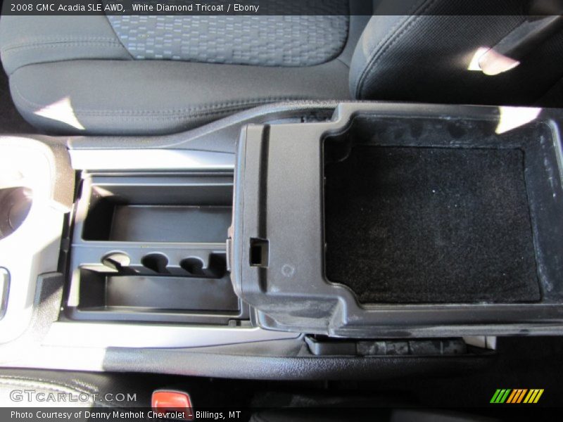 White Diamond Tricoat / Ebony 2008 GMC Acadia SLE AWD