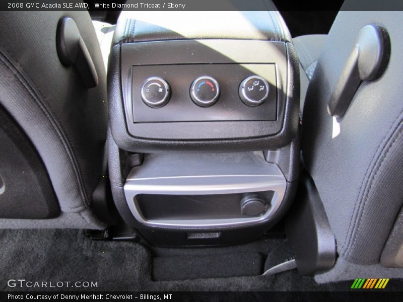 White Diamond Tricoat / Ebony 2008 GMC Acadia SLE AWD