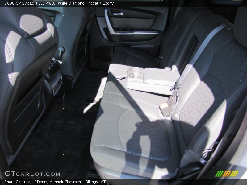 White Diamond Tricoat / Ebony 2008 GMC Acadia SLE AWD