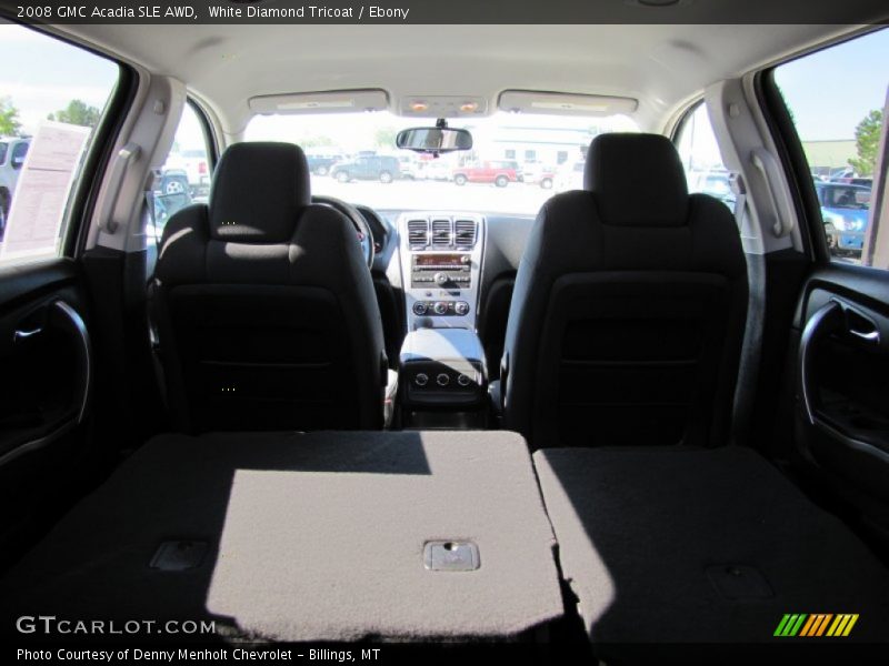 White Diamond Tricoat / Ebony 2008 GMC Acadia SLE AWD