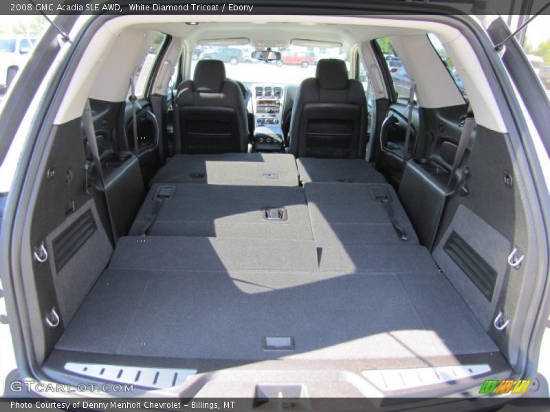 White Diamond Tricoat / Ebony 2008 GMC Acadia SLE AWD