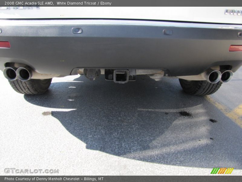 White Diamond Tricoat / Ebony 2008 GMC Acadia SLE AWD