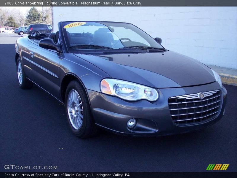 Magnesium Pearl / Dark Slate Gray 2005 Chrysler Sebring Touring Convertible