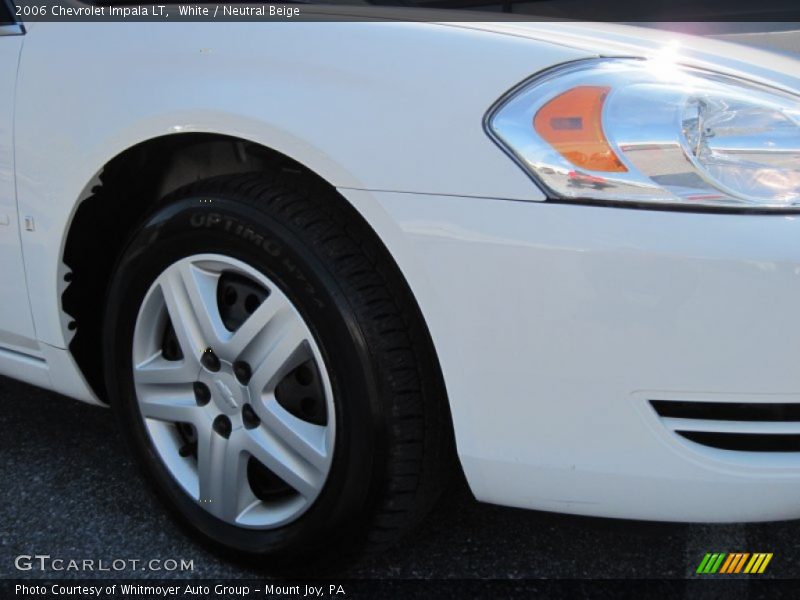 White / Neutral Beige 2006 Chevrolet Impala LT