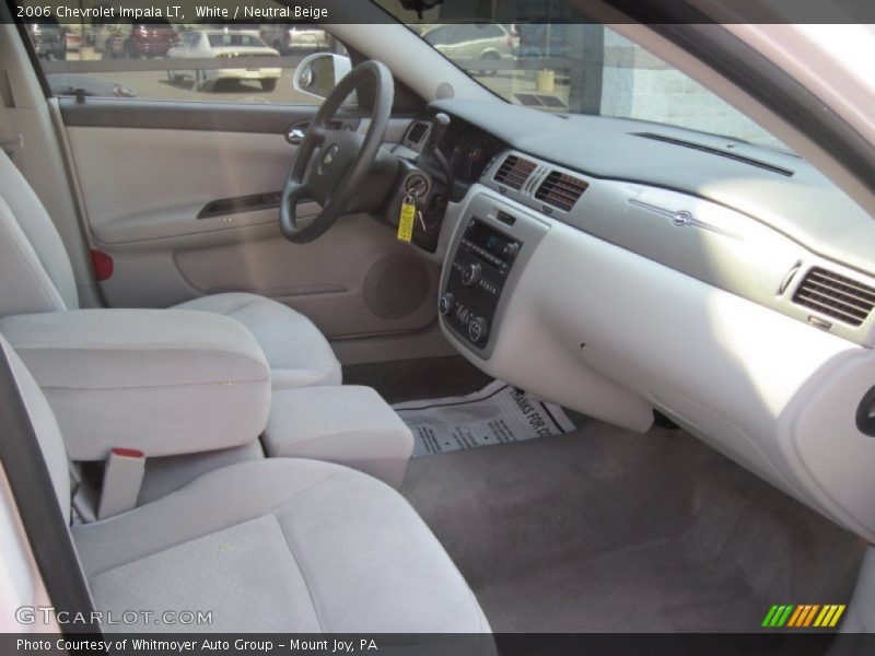 White / Neutral Beige 2006 Chevrolet Impala LT