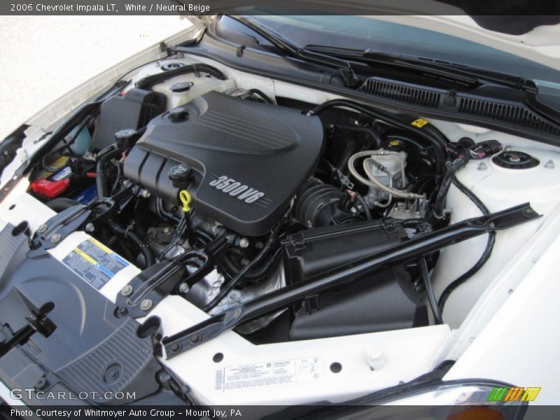 White / Neutral Beige 2006 Chevrolet Impala LT