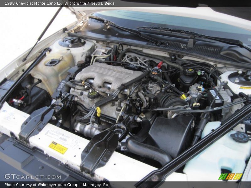  1998 Monte Carlo LS Engine - 3.1 Liter OHV 12 Valve V6