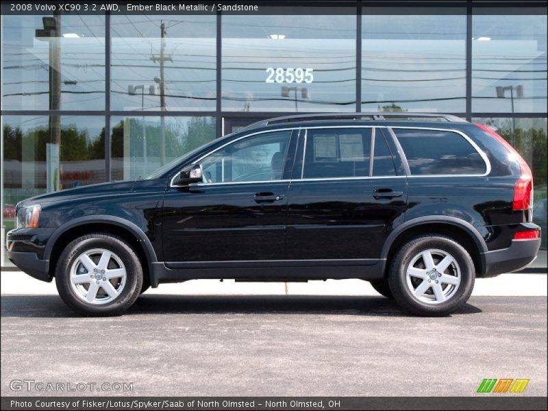 Ember Black Metallic / Sandstone 2008 Volvo XC90 3.2 AWD