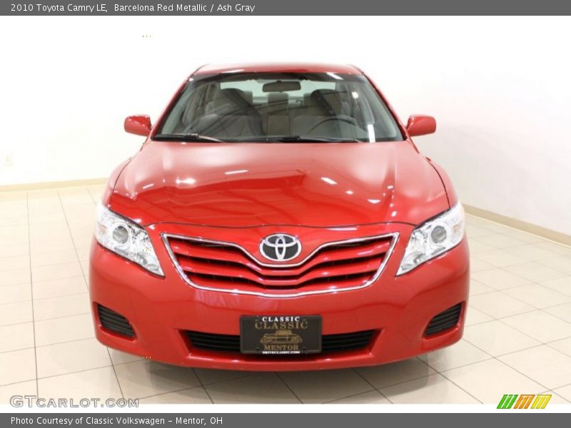 Barcelona Red Metallic / Ash Gray 2010 Toyota Camry LE