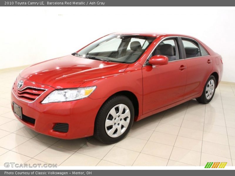 Barcelona Red Metallic / Ash Gray 2010 Toyota Camry LE