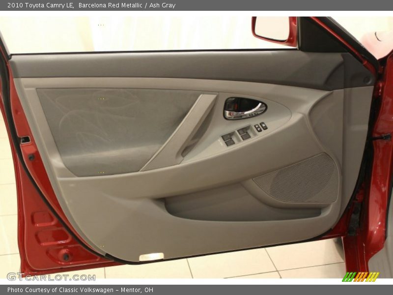 Barcelona Red Metallic / Ash Gray 2010 Toyota Camry LE