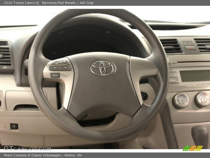 Barcelona Red Metallic / Ash Gray 2010 Toyota Camry LE