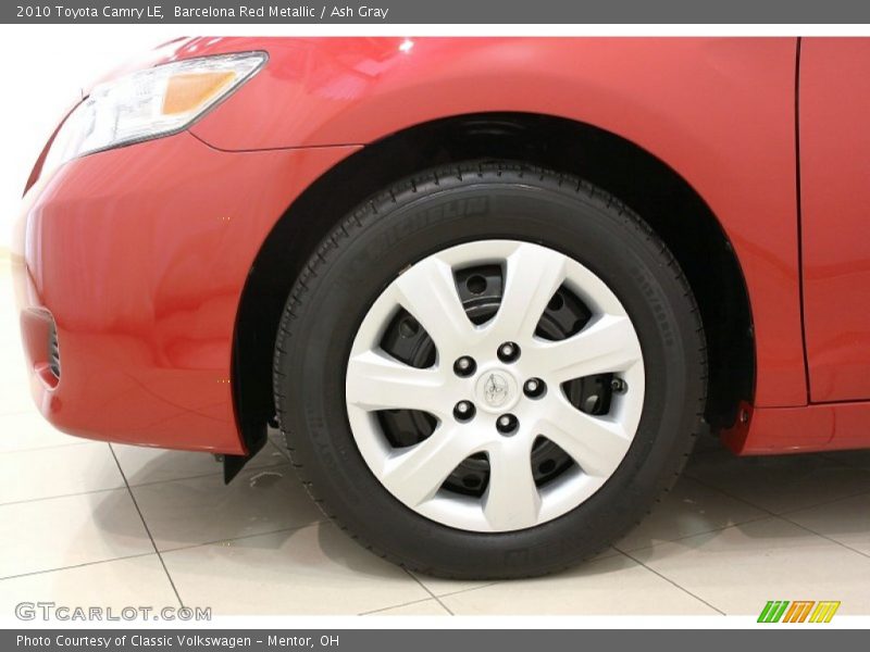 Barcelona Red Metallic / Ash Gray 2010 Toyota Camry LE