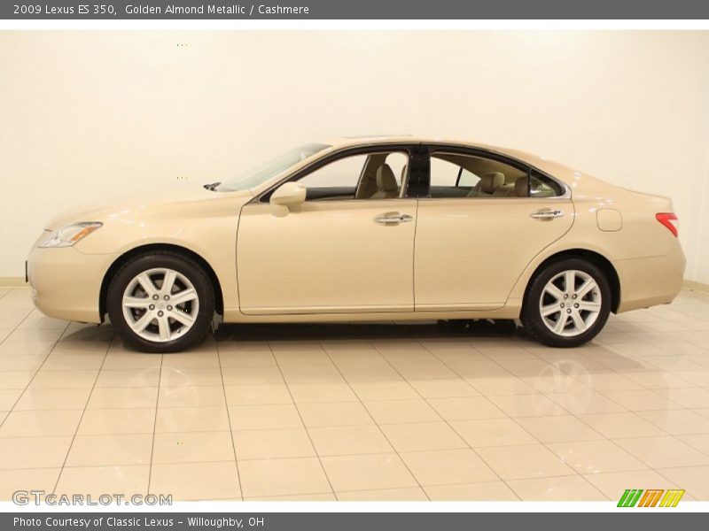 Golden Almond Metallic / Cashmere 2009 Lexus ES 350