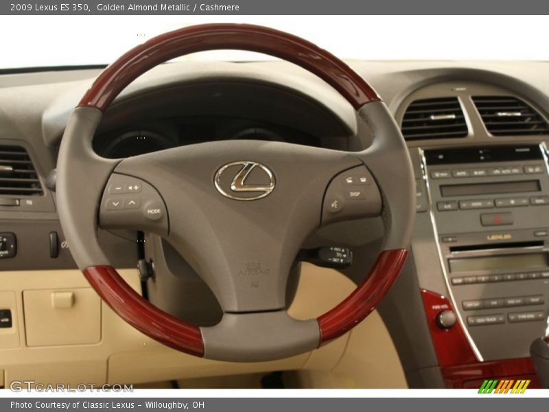 Golden Almond Metallic / Cashmere 2009 Lexus ES 350