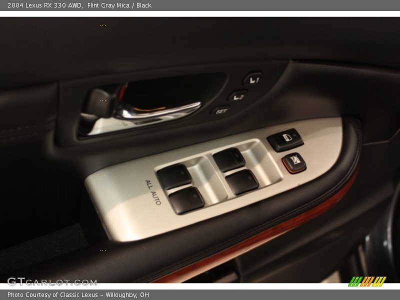 Flint Gray Mica / Black 2004 Lexus RX 330 AWD