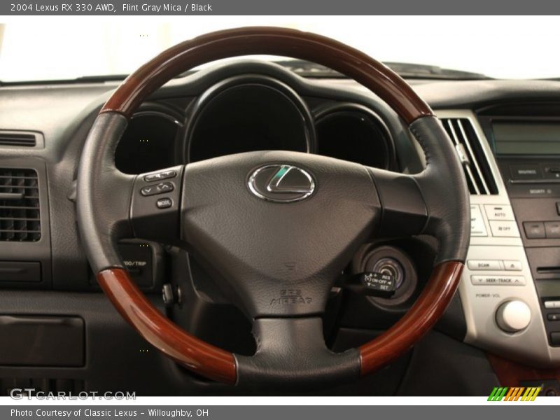Flint Gray Mica / Black 2004 Lexus RX 330 AWD