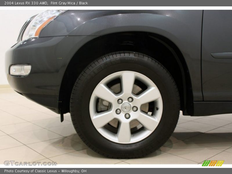 Flint Gray Mica / Black 2004 Lexus RX 330 AWD