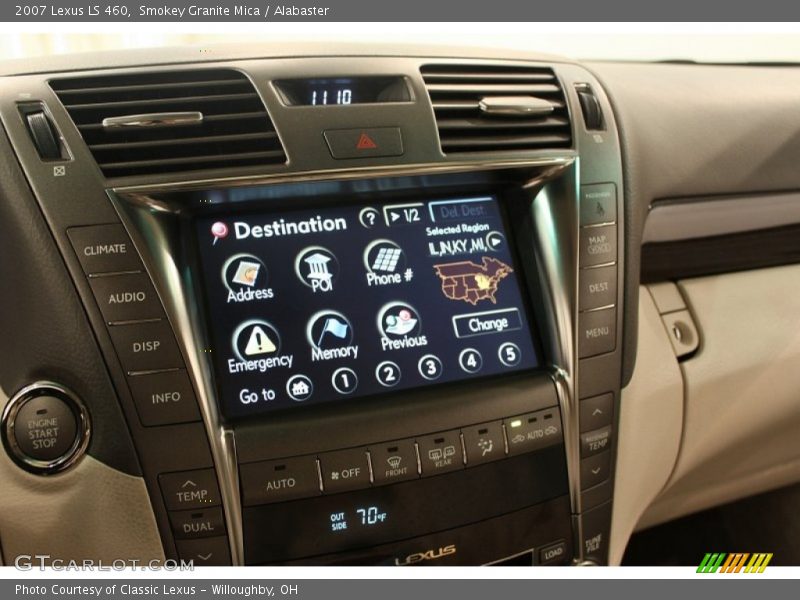 Smokey Granite Mica / Alabaster 2007 Lexus LS 460