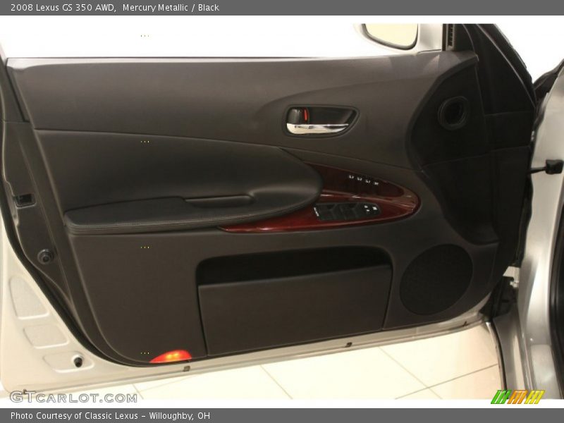 Mercury Metallic / Black 2008 Lexus GS 350 AWD