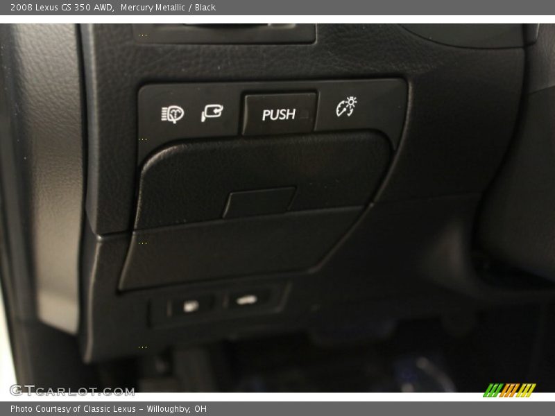 Mercury Metallic / Black 2008 Lexus GS 350 AWD