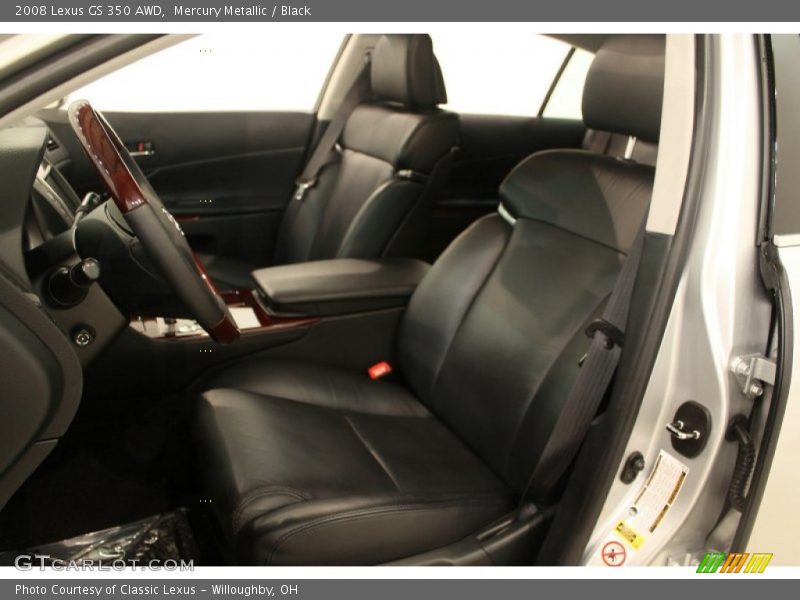 Mercury Metallic / Black 2008 Lexus GS 350 AWD