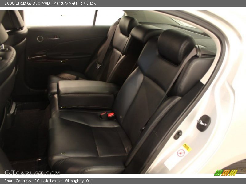 Mercury Metallic / Black 2008 Lexus GS 350 AWD