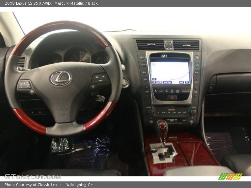 Mercury Metallic / Black 2008 Lexus GS 350 AWD
