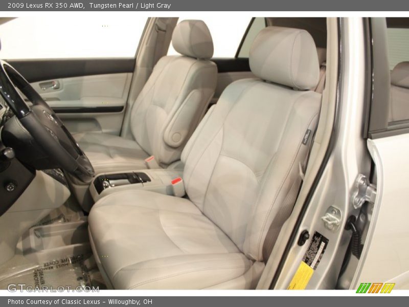 Tungsten Pearl / Light Gray 2009 Lexus RX 350 AWD