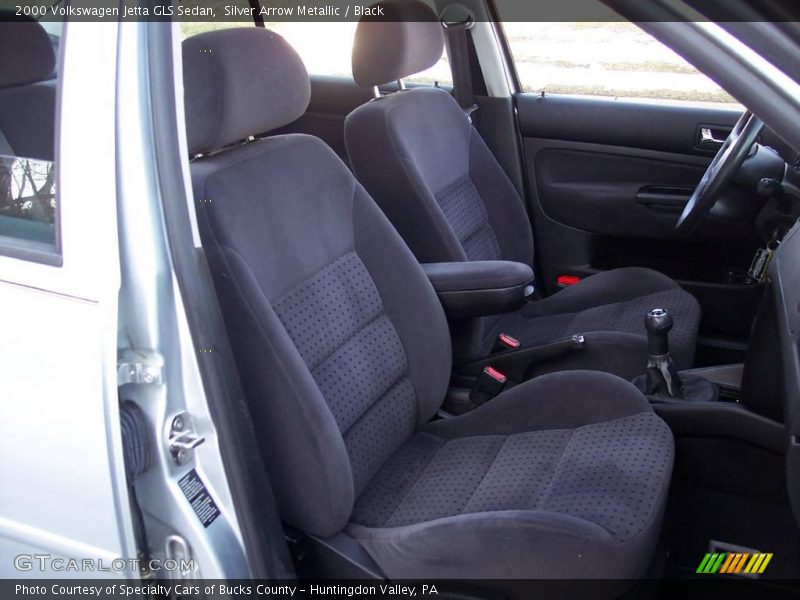 Silver Arrow Metallic / Black 2000 Volkswagen Jetta GLS Sedan