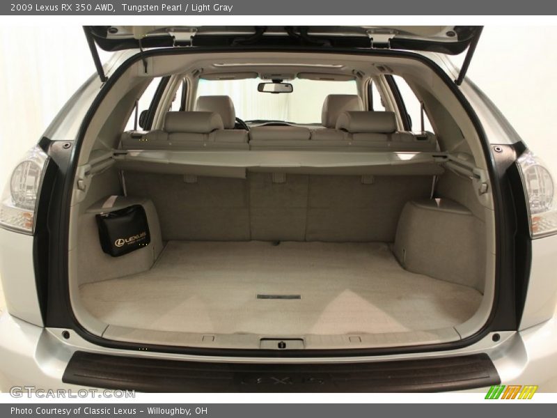 Tungsten Pearl / Light Gray 2009 Lexus RX 350 AWD