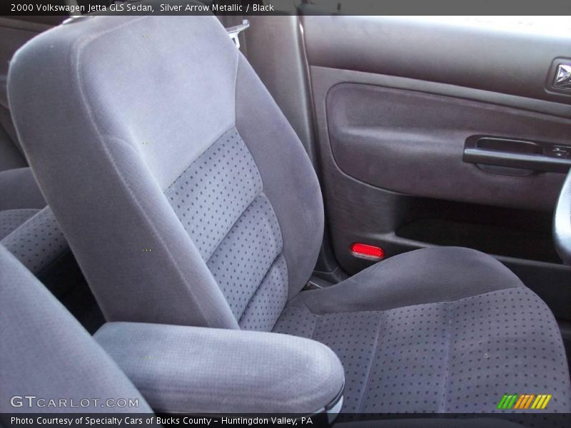 Silver Arrow Metallic / Black 2000 Volkswagen Jetta GLS Sedan