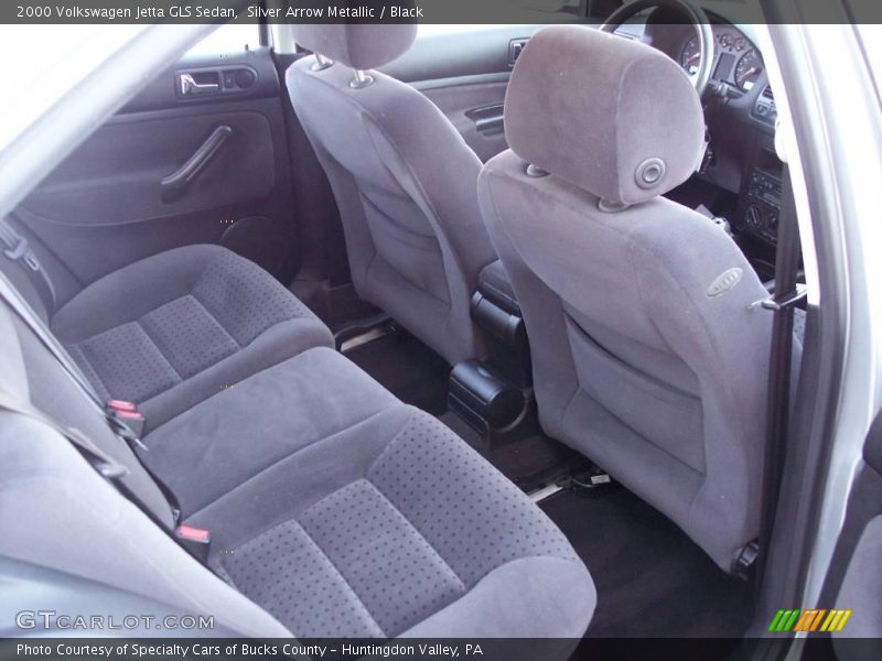 Silver Arrow Metallic / Black 2000 Volkswagen Jetta GLS Sedan
